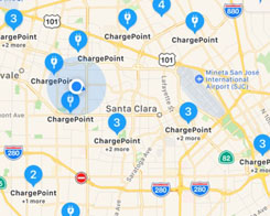 ChargePoint's Electric Vehicle Charging Stations Now Displayed in Apple Maps