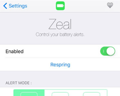 Zeal is a Battery Management System for Your Jailbroken iPhone or iPad