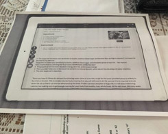 This Mom Apparently Takes Photocopies Of Recipes On Her iPad