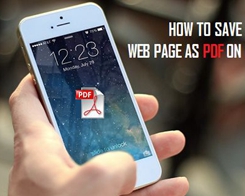 How to Save Webpages As PDFs on iPhone And iPad