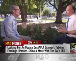 Apple CEO Tim Cook Announces $1B Fund for Advanced Manufacturing Jobs on CNBC's Mad Money
