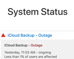 Apple’s iCloud Backup Feature Has Been Down For Some Users Since Yesterday