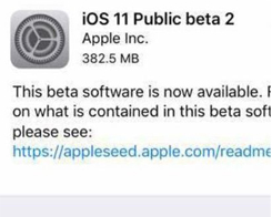 iOS 11 Public Beta 2 Now Available