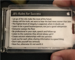 Former Apple Employee Shares The 'Rules For Success' The Company Gave Him