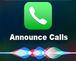 How to Using Siri On iOS 10 to Announce Incoming Calls?