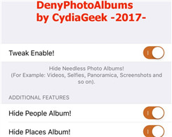 DenyPhotoAlbums: Hide Unwanted Albums From the Photos App
