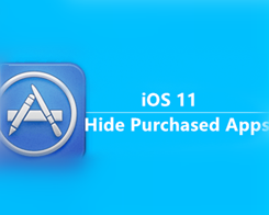 How to Hide Purchased Apps on iOS 11?