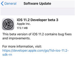iOS 11.2 Beta 3 Is Available in 3uTools, Go Download It Now
