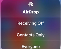 How to Access AirDrop on iOS 11 Control Center
