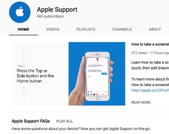 Apple Support launches YouTube channel featuring how-to tutorial videos