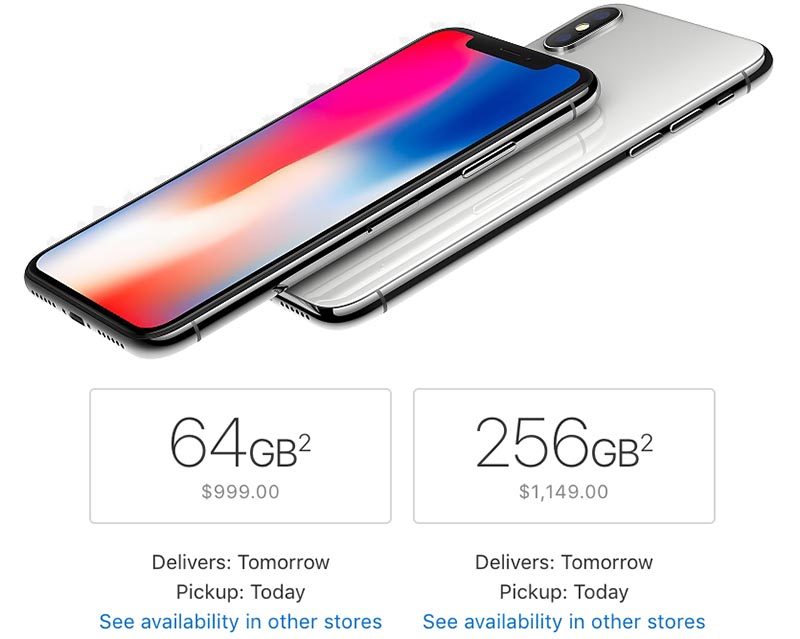 Apple Now Offering Next-Day iPhone X Delivery in United States and United Kingdom