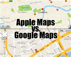 Apple Maps vs. Google Maps: Still Huge Differences