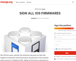 Apple Is Asked to Sign All iOS Firmwares After Reopen Some iOS Firmwares