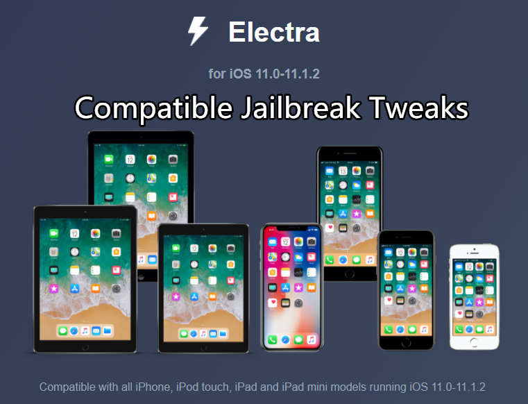 iOS 11 – iOS 11.1.2 Compatible Jailbreak Tweaks And Apps