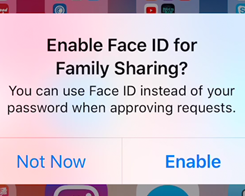 iOS 11.3 Will Allow Parents to Approve Family Purchases Using Face ID