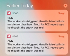 CNN Blames Apple for a Bug That Users Receive Multiples of the Same Push Notification
