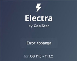 How to Fix Error: topanga in Electra Jailbreak