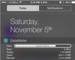 DataMeter Has Been Updated for iOS 11