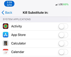 NoSubstitute - Disable Substitute in Apps