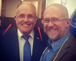 Look at Rudy Giuliani Wearing His Apple AirPods Completely Wrong