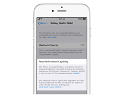 How to Assess the Overall Health From Your iPhone Battery Description?