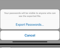 Google Chrome for iOS Adds Support for Exporting all of your Saved Passwords
