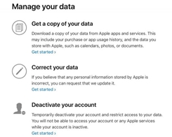 Apple Launches New Data and Privacy Website