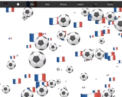 Apple Celebrates the World Cup Final with Apple․com Overhaul