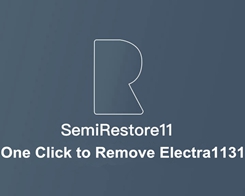 How to Remove Electra1131 without Computer Using SemiRestore11?