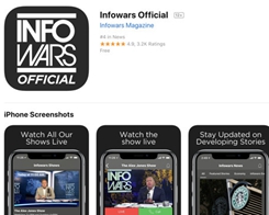 Apple Explains a Decision to Keep 'Infowars' App on App Store
