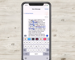iPhone Keyboard Trick Discovered that Makes Texting Much Easier