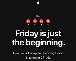 Apple to Hold Four Day Shopping Event Starting on Black Friday