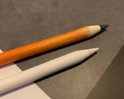 The Sandpapered Apple Pencil Looks Like a Real Pencil