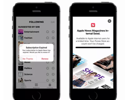 Apple News Subscription Service Preview Found in iOS 12.2 Beta
