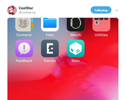 CoolStar Teases Electra for iOS 12 in Screenshot Shared via Twitter