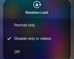 SmartRotate: a Video-Friendly Rotation Lock for Your iPhone