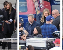 Jennifer Aniston and Steve Carell Reunite on Set of Apple TV Series