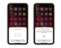 Activating the Apple Card is Available in the Latest iOS