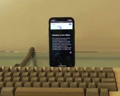 YouTuber Makes Original Macintosh Keyboard Work with iPhone X Running iOS 13