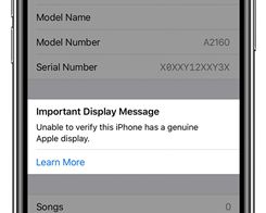 iPhone 11 and 11 Pro Will Show Warning if Non-Genuine Apple Display is Used for Repairs