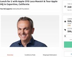 Apple CFO Luca Maestri Auctions Lunch and Apple HQ Tour for Charity