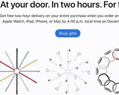 Apple Offers Free Two-Hour Holiday Delivery on Mac, iPhone, iPad, and Apple Watch Orders