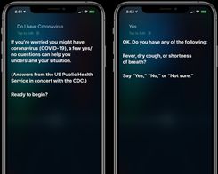 Apple's Siri Can Help Triage Users Who Ask About New Coronavirus