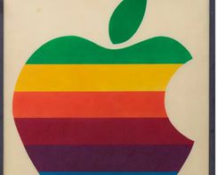 Original 1978 Apple Computer Retail Sign With Iconic Rainbow Logo Being Auctioned Off
