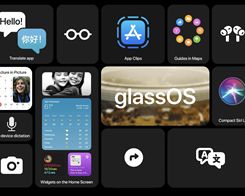 Concept Shows How Apple Could Create a ‘GlassOS’ Based on the iOS 14 Interface