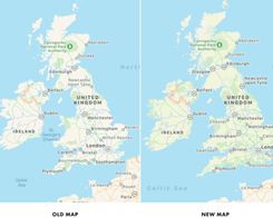 Apple Maps Trials Updated Maps for UK And Ireland