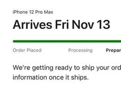 iPhone 12 Mini and iPhone 12 Pro Max Order Statuses Begin Shifting to 'Preparing to Ship'
