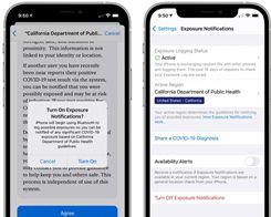 California's Exposure Notification System Rolling Out on iPhone Thursday