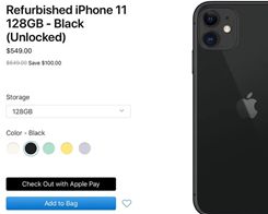 Apple Now Selling Refurbished iPhone 11, 11 Pro, and 11 Pro Max Models