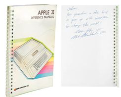 Apple II Manual Signed by Steve Jobs Sells for $787,483